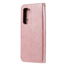For Huawei P40 Lite (5G) / Nova 7 SE Fashion Calf Texture Zipper Horizontal Flip Leather Case with Stand & Card Slots & Wallet Function(Rose Gold)