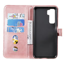 For Huawei P40 Lite (5G) / Nova 7 SE Fashion Calf Texture Zipper Horizontal Flip Leather Case with Stand & Card Slots & Wallet Function(Rose Gold)
