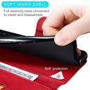 For Huawei P40 Lite (5G) / Nova 7 SE Fashion Calf Texture Zipper Horizontal Flip Leather Case with Stand & Card Slots & Wallet Function(Red)
