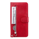 For Huawei P40 Lite (5G) / Nova 7 SE Fashion Calf Texture Zipper Horizontal Flip Leather Case with Stand & Card Slots & Wallet Function(Red)
