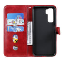 For Huawei P40 Lite (5G) / Nova 7 SE Fashion Calf Texture Zipper Horizontal Flip Leather Case with Stand & Card Slots & Wallet Function(Red)