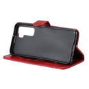 For Huawei P40 Lite (5G) / Nova 7 SE Fashion Calf Texture Zipper Horizontal Flip Leather Case with Stand & Card Slots & Wallet Function(Red)