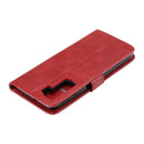 For Huawei P40 Lite (5G) / Nova 7 SE Fashion Calf Texture Zipper Horizontal Flip Leather Case with Stand & Card Slots & Wallet Function(Red)