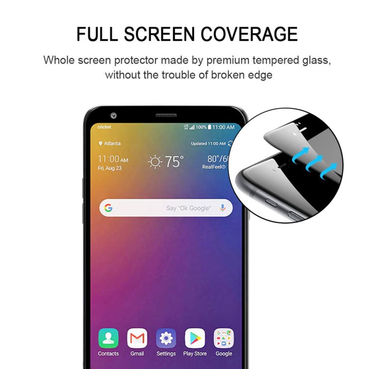For LG Stylo 5 Full Glue Full Screen Tempered Glass Film