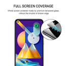 For Samsung Galaxy M11 Full Glue Full Screen Tempered Glass Film