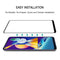 For Samsung Galaxy M11 Full Glue Full Screen Tempered Glass Film
