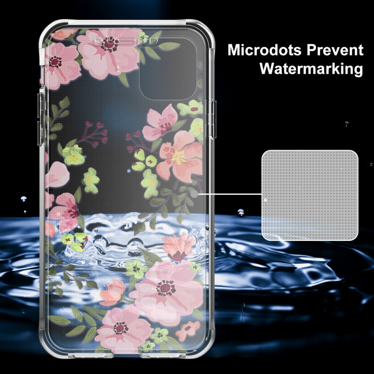For iPhone 11 C Style Pattern PC + TPU + PET Screen Protection IMD Craft Case(Floral)