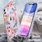 For iPhone 11 C Style Pattern PC + TPU + PET Screen Protection IMD Craft Case(Floral)