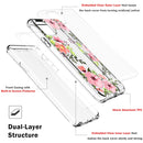 For iPhone 11 C Style Pattern PC + TPU + PET Screen Protection IMD Craft Case(Floral)