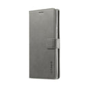 For Samsung Galaxy Note 20 Ultra LC.IMEEKE Calf Texture Horizontal Flip Leather Case, with Holder & Card Slots & Wallet(Grey)