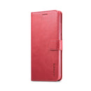 For Xiaomi Redmi Note 9 LC.IMEEKE Calf Texture Horizontal Flip Leather Case, with Holder & Card Slots & Wallet(Red)