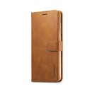 For Xiaomi Redmi Note 9 LC.IMEEKE Calf Texture Horizontal Flip Leather Case, with Holder & Card Slots & Wallet(Yellow)