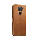 For Xiaomi Redmi Note 9 LC.IMEEKE Calf Texture Horizontal Flip Leather Case, with Holder & Card Slots & Wallet(Yellow)