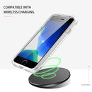 For iPhone SE 2022 / SE 2020 / 8 / 7 Shockproof TPU Frame + Clear PC Back Case + Front PET Screen Film(Transparent Matte)