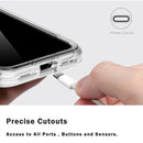 For iPhone SE 2022 / SE 2020 / 8 / 7 Shockproof TPU Frame + Clear PC Back Case + Front PET Screen Film(Transparent Matte)