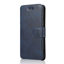 For iPhone 7 / 8 Calf Texture Magnetic Buckle Horizontal Flip Leather Case with Holder & Card Slots & Wallet & Photo Frame(Blue)