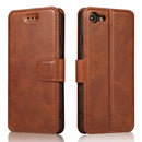 For iPhone 7 / 8 Calf Texture Magnetic Buckle Horizontal Flip Leather Case with Holder & Card Slots & Wallet & Photo Frame(Brown)
