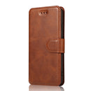 For iPhone 7 / 8 Calf Texture Magnetic Buckle Horizontal Flip Leather Case with Holder & Card Slots & Wallet & Photo Frame(Brown)
