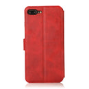 For iPhone 7 Plus / 8 Plus Calf Texture Magnetic Buckle Horizontal Flip Leather Case with Holder & Card Slots & Wallet & Photo Frame(Red)
