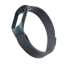 For Xiaomi Mi Band 5 Milano Solid Color Magnetic Stainless Steel Watch Band(Titanium Grey)