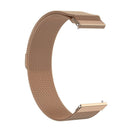 For Huami Amazfit GTS 20mm / Bip U Pro Milanese Magnetic Metal Watch Band(Rose Gold)