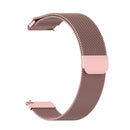 For Huami Amazfit GTS 20mm / Bip U Pro Milanese Magnetic Metal Watch Band(Rose Pink)
