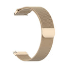 For Huami Amazfit GTS 20mm / Bip U Pro Milanese Magnetic Metal Watch Band (Champagne Gold)