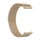 For Huami Amazfit GTS 20mm / Bip U Pro Milanese Magnetic Metal Watch Band (Champagne Gold)