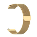 For Huami Amazfit GTS 20mm / Bip U Pro Milanese Magnetic Metal Watch Band(Gold)