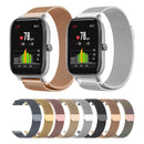 For Huami Amazfit GTS 22mm Milanese Magnetic Metal Watch Band(Gold)