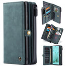 For Samsung Galaxy Note 20 Ultra CaseMe 018 Detachable Multi-functional Horizontal Flip Leather Case with Card Slot & Holder & Zipper Wallet & Photo Frame(Blue)