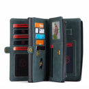 For Samsung Galaxy Note 20 Ultra CaseMe 018 Detachable Multi-functional Horizontal Flip Leather Case with Card Slot & Holder & Zipper Wallet & Photo Frame(Blue)