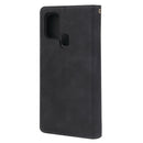 For Samsung Galaxy A21s Multifunctional Horizontal Flip Leather Case, with Card Slot & Holder & Zipper Wallet & Photo Frame(Black)