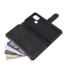 For Samsung Galaxy A21s Multifunctional Horizontal Flip Leather Case, with Card Slot & Holder & Zipper Wallet & Photo Frame(Black)