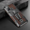For Samsung Galaxy A21s Machine Armor Warrior Shockproof PC + TPU Protective Case(Coffee)