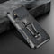 For Samsung Galaxy A51 Machine Armor Warrior Shockproof PC + TPU Protective Case(Space Gray)