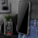 For Xiaomi Redmi Note 9S Machine Armor Warrior Shockproof PC + TPU Protective Case(Black)