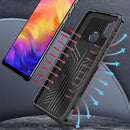 For Xiaomi Redmi Note 9 Machine Armor Warrior Shockproof PC + TPU Protective Case(Royal Blue)