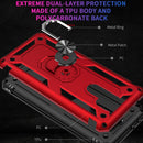 For Xiaomi Redmi 9 Shockproof TPU + PC Protective Case with 360 Degree Rotating Holder(Rose Gold)