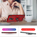 For Xiaomi Redmi 9 Shockproof TPU + PC Protective Case with 360 Degree Rotating Holder(Rose Gold)