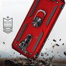 For Xiaomi Redmi 9 Shockproof TPU + PC Protective Case with 360 Degree Rotating Holder(Rose Gold)