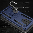For Xiaomi Redmi Note 9 Pro Shockproof TPU + PC Protective Case with 360 Degree Rotating Holder(Green)