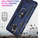 For Xiaomi Redmi Note 9 Pro Shockproof TPU + PC Protective Case with 360 Degree Rotating Holder(Green)