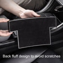 Car Multi-functional Console Box Cup Holder Seat Gap Side Storage Box, Leather Style, Color:Black(Front Passenger Seat)