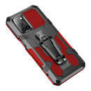 For OPPO A9 (2020) Machine Armor Warrior Shockproof PC + TPU Protective Case(Red)