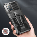 For Vivo V17 Pro Machine Armor Warrior Shockproof PC + TPU Protective Case(Red)
