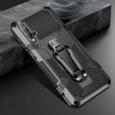 For Huawei Nova 5T Machine Armor Warrior Shockproof PC + TPU Protective Case(Black)