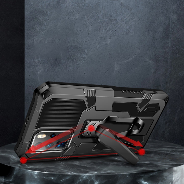 For Huawei Nova 5T Machine Armor Warrior Shockproof PC + TPU Protective Case(Gray)