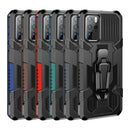For Huawei Nova 5T Machine Armor Warrior Shockproof PC + TPU Protective Case(Blue)