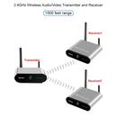 Measy AV230-2 2.4GHz Set-top Box Wireless Audio / Video Transmitter + 2 Receiver, Transmission Distance: 300m, UK Plug